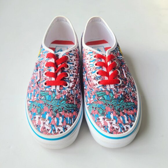 Vans Off The Wall x Where's Waldo Classic Skate Sneakers Women's 7 / Men's 5.5 - Picture 4 of 12